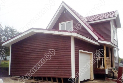 монтаж свесов для каркасного дома