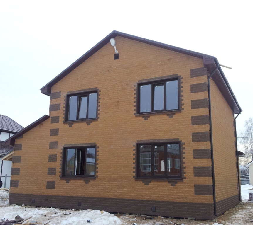 строительство дома по проекту Славянский