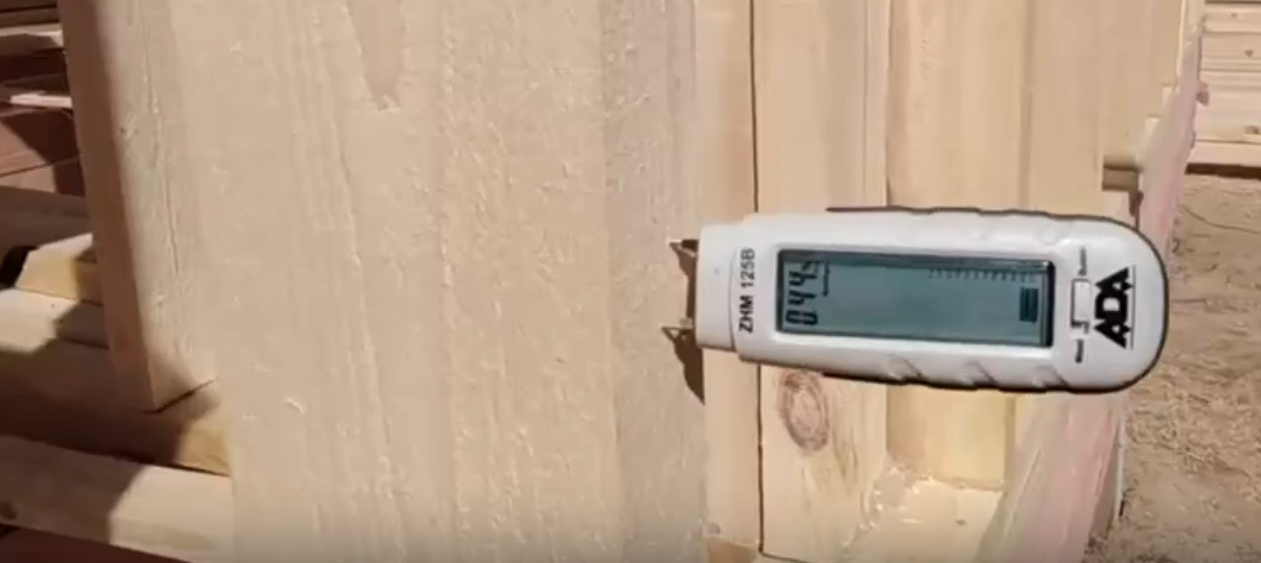 замеры влажности материалов каркасного дома